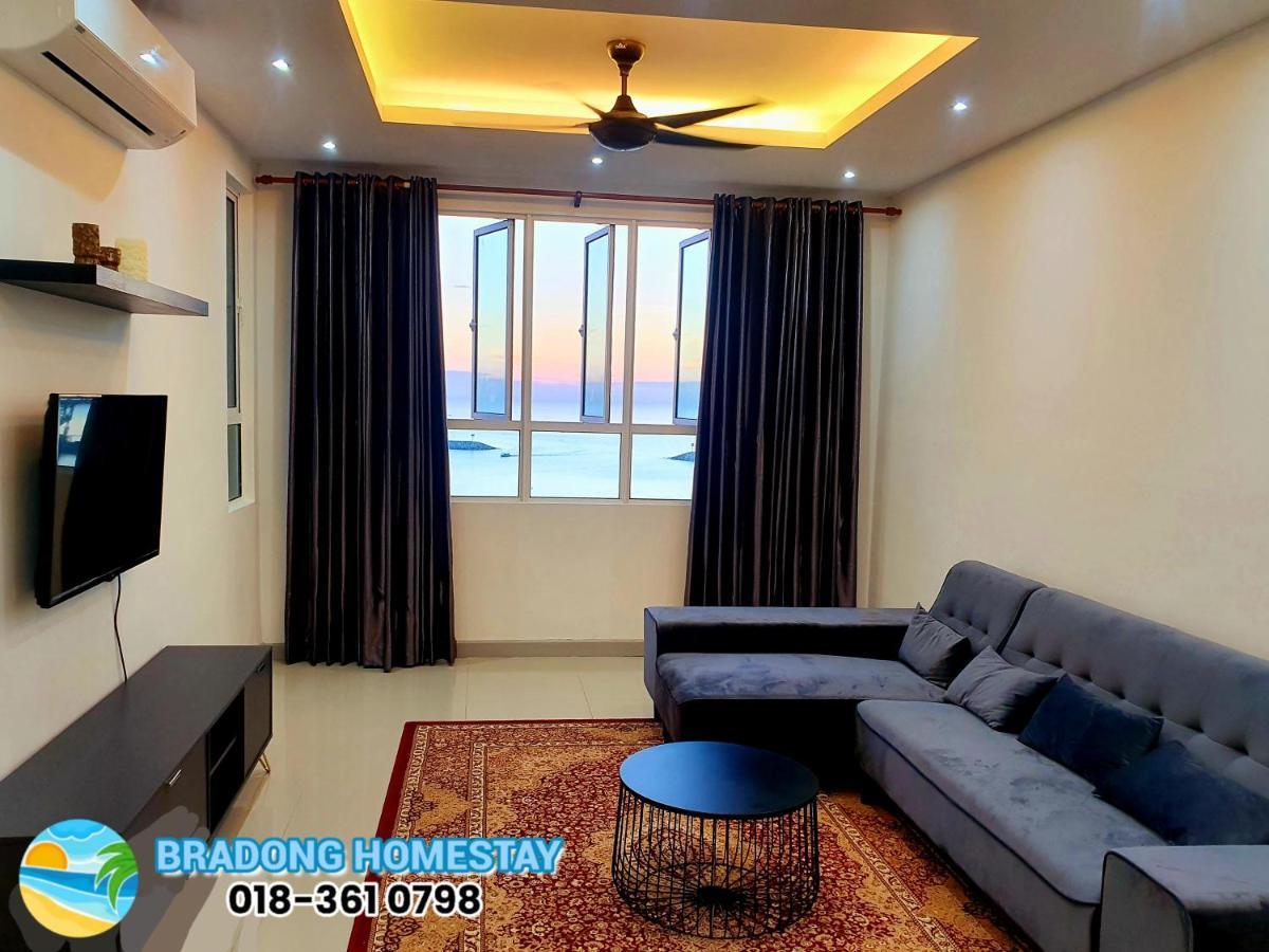 Bradong Homestay - Musllm Only, 3 Queen Bedrooms, Seaview, Infinity Pool, Gym, Near Drawbridge & Ktcc Mall Kuala Terengganu Extérieur photo